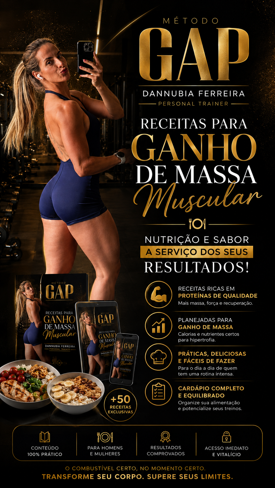 Método GAP+ — Receitas para ganho de massa muscular