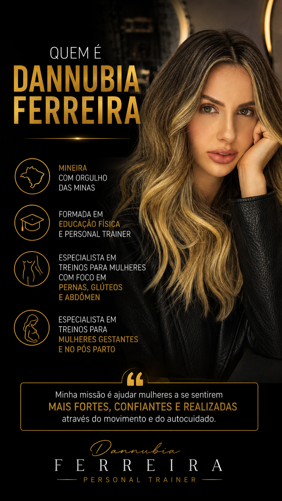 Quem é Dannubia Ferreira — Personal Trainer especialista em treinos femininos